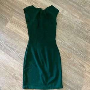 H and m professional green dress size 2